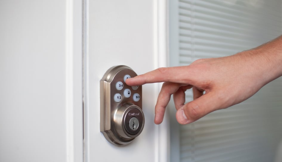 ADT smartlock on a Joplin home